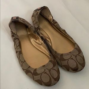 Authentic Coach Signature Flats